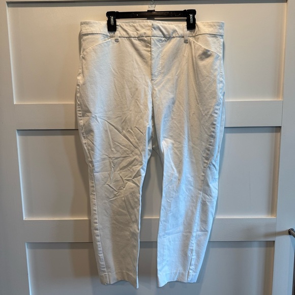 Old Navy Size 20 Women's White Pixie Pants - Picture 1 of 7